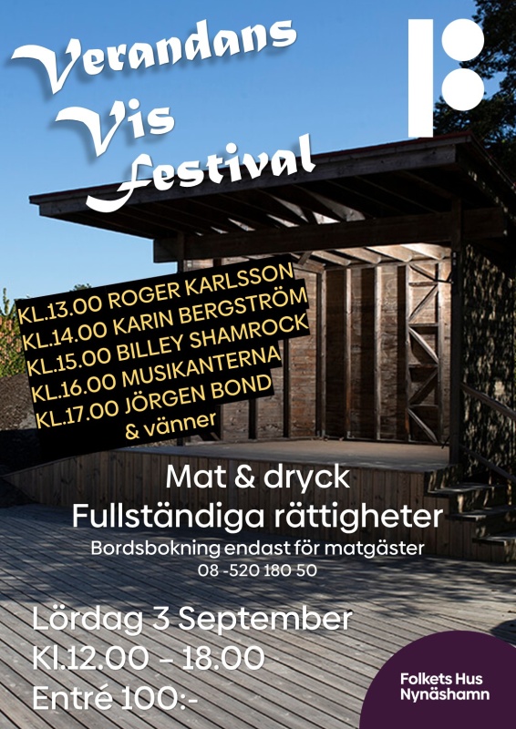 Verandans visfestival 2022 - Nynäshamn @ Folkets hus