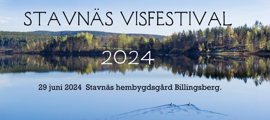 Stavnäs visfestival 2024 @ Stavnäs bygdegård - Billingsberg Hembygdsgården